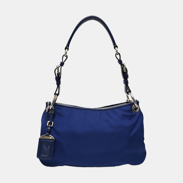 Nylon Tote Bag Blue