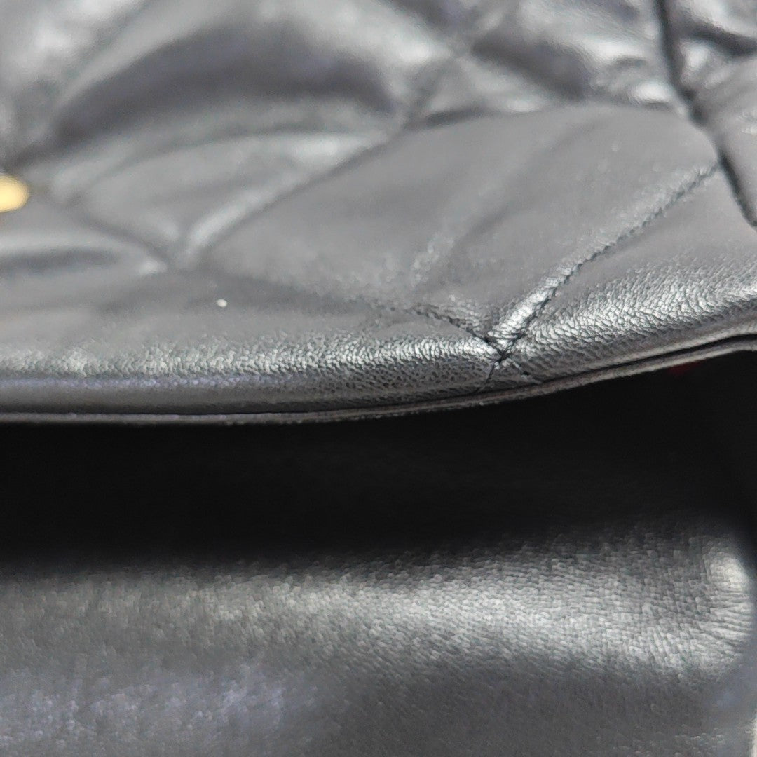 CHANEL 19 Small Quilted Lambskin Black