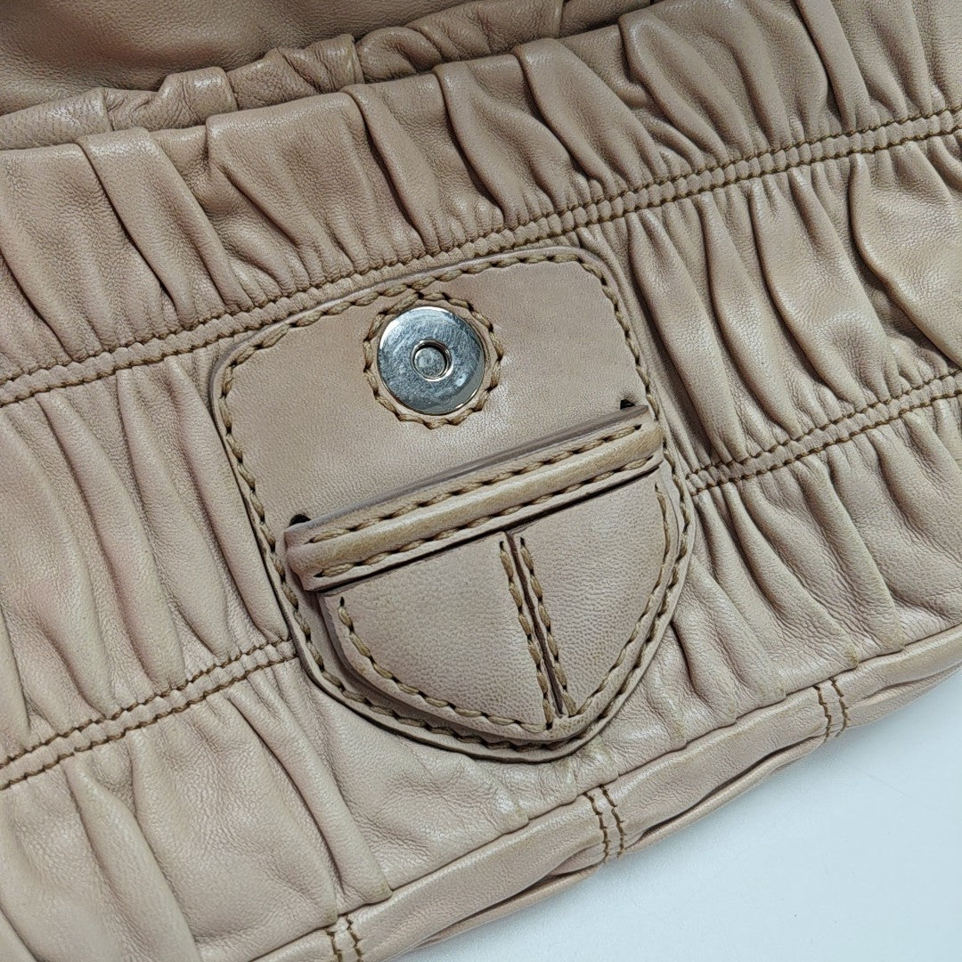 Gaufre Quilted Lambskin Pink