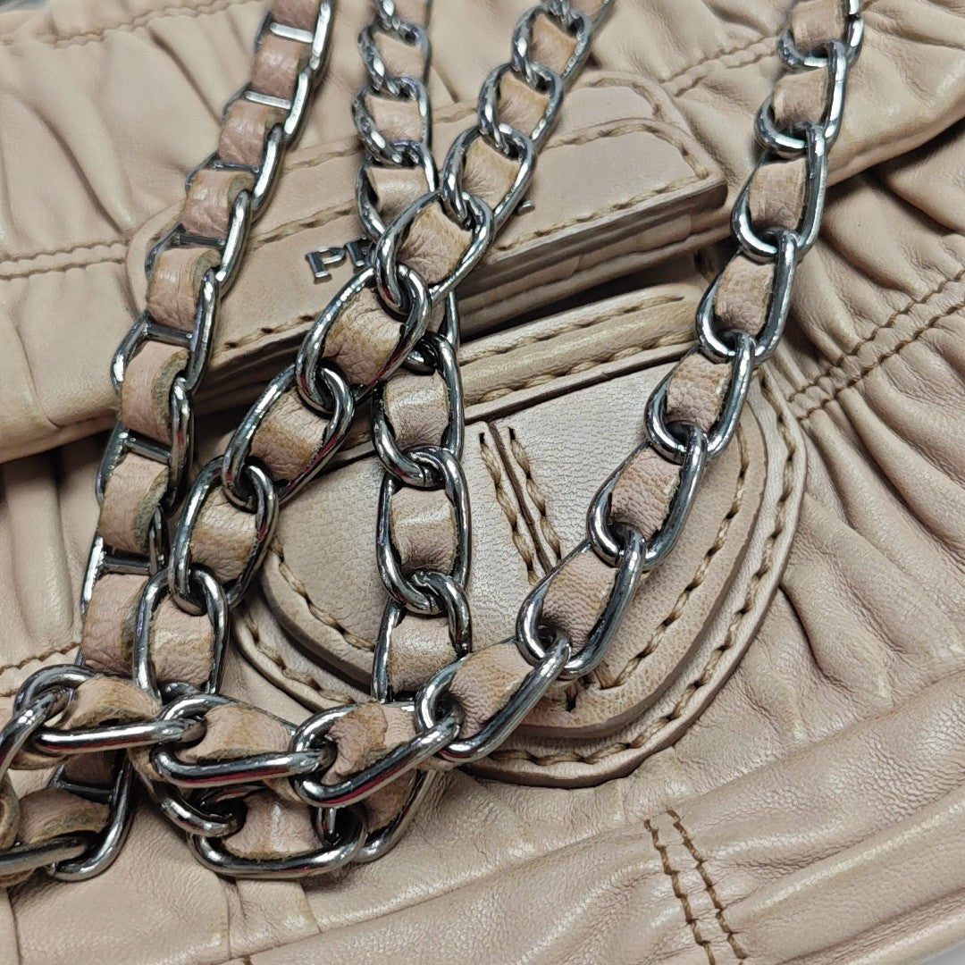 Gaufre Quilted Lambskin Pink
