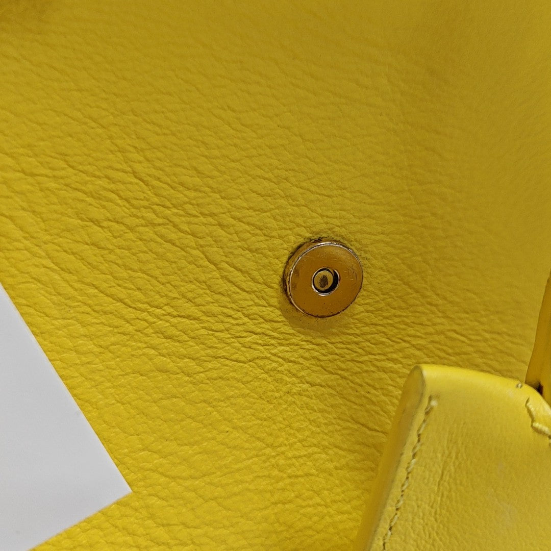 CHYC Y LIGNE Small Calfskin Yellow