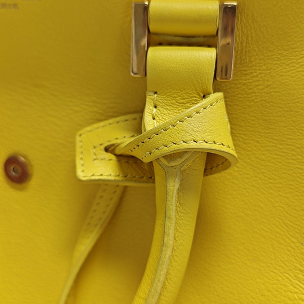 CHYC Y LIGNE Small Calfskin Yellow