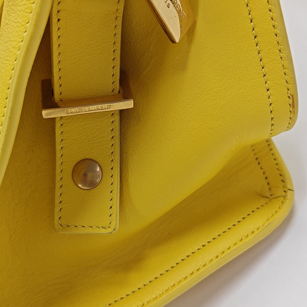 CHYC Y LIGNE Small Calfskin Yellow