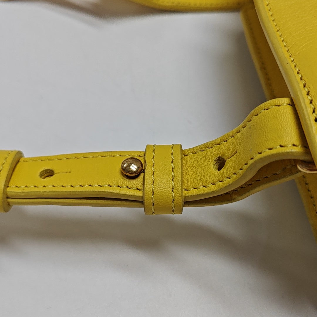 CHYC Y LIGNE Small Calfskin Yellow