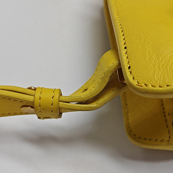 CHYC Y LIGNE Small Calfskin Yellow