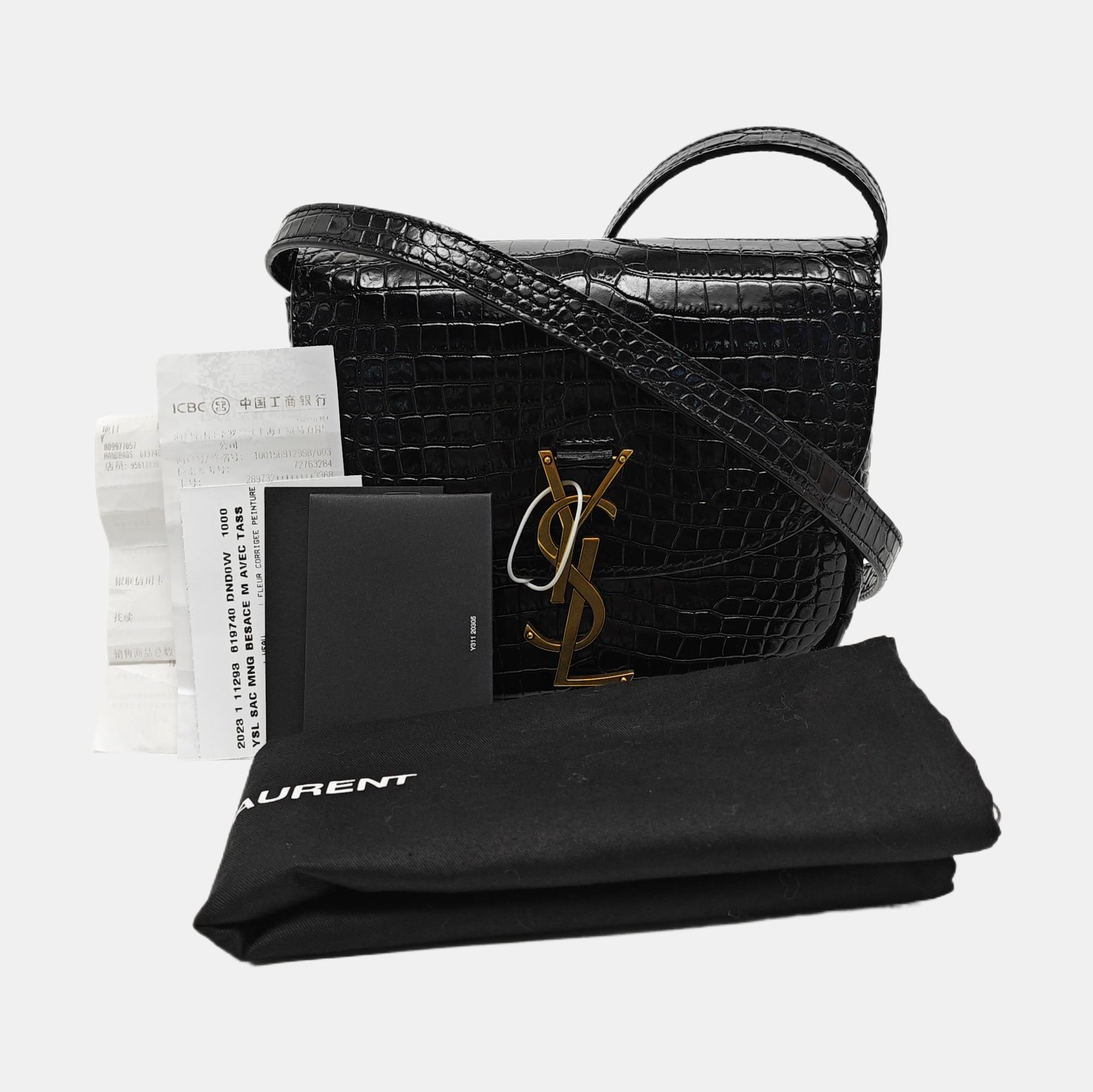 KAIA Small Calfskin Black