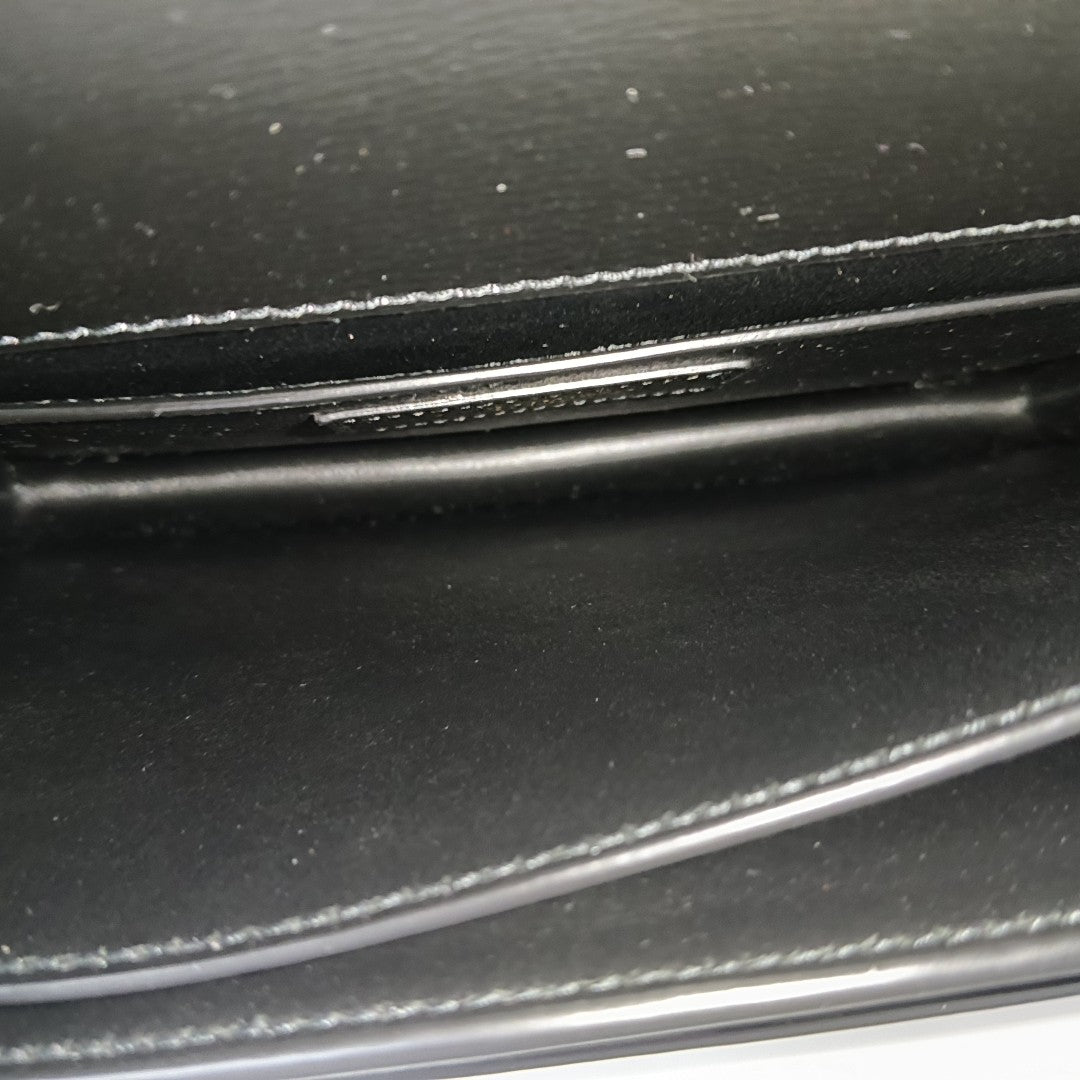 SUNSET Medium Calfskin Black