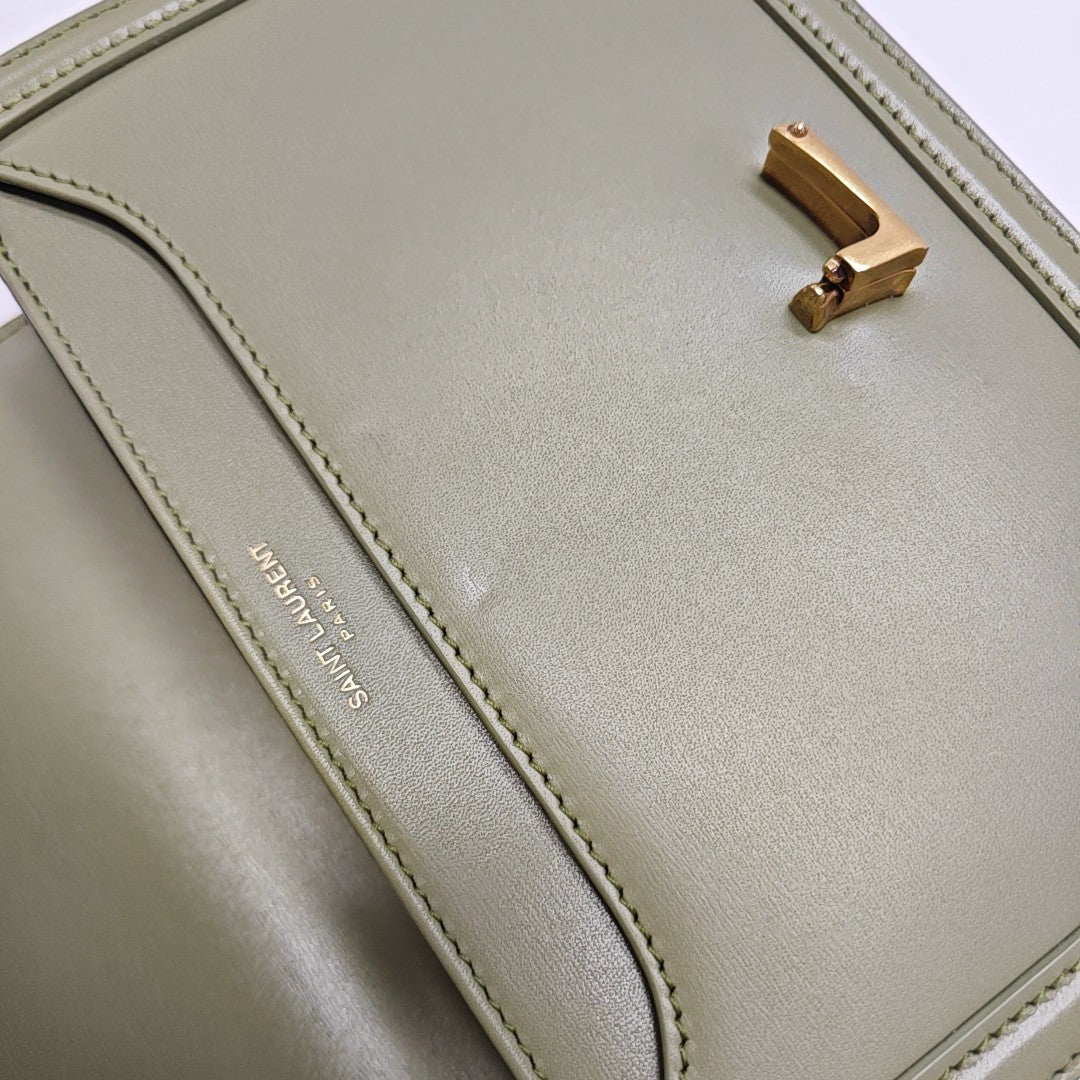 SOLFERINO Small Calfskin Green