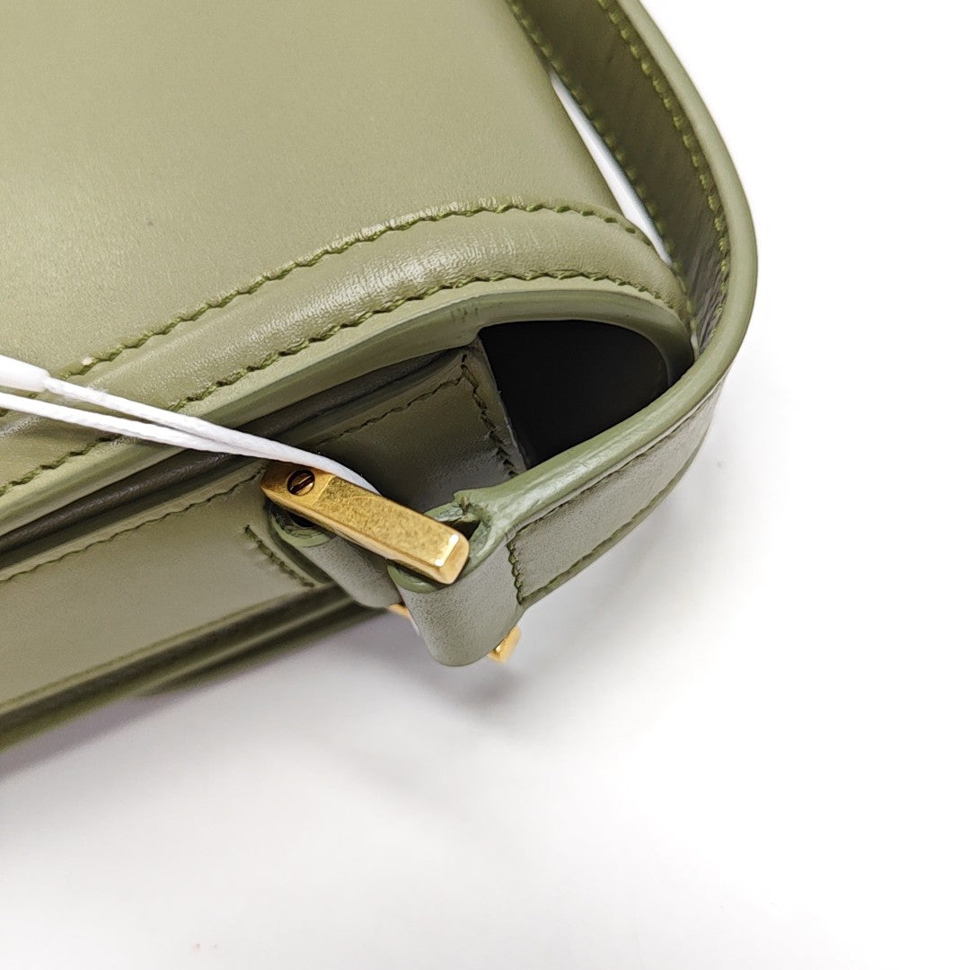 SOLFERINO Small Calfskin Green