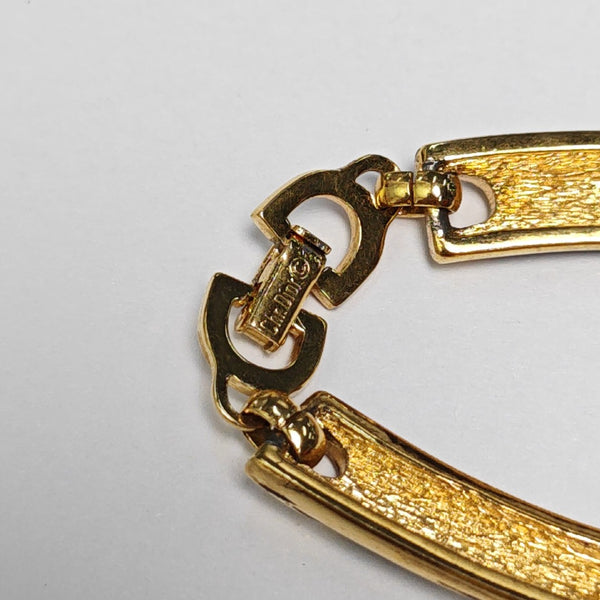 Authenticated pre-owned  Gold-tone Metal Synthetic Crystal Gold Necklace - Necklace at Looply