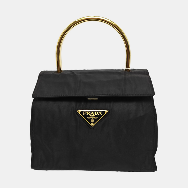 Nylon Tote Bag Black