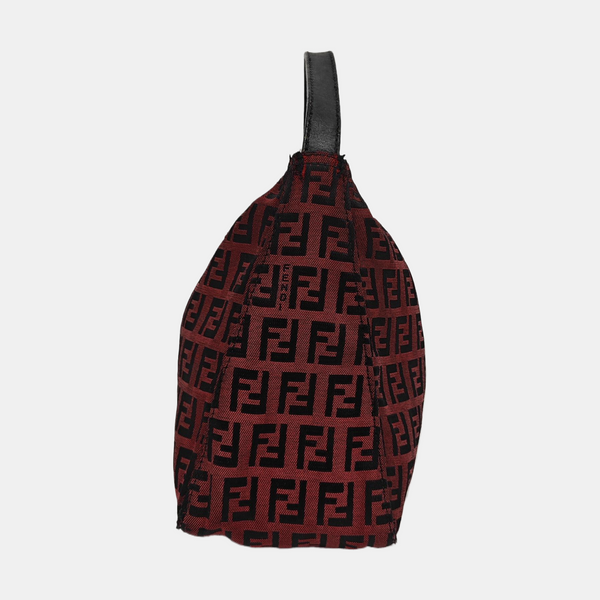 Canvas Top Handle Bag Red