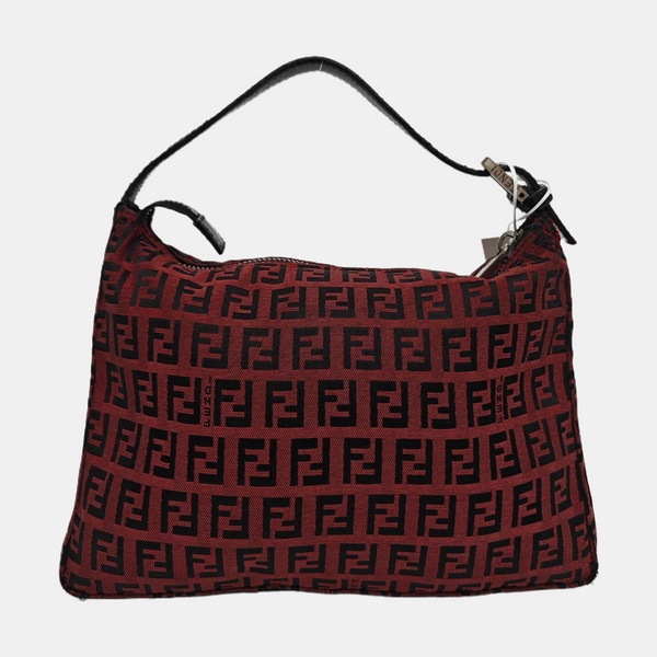 Canvas Top Handle Bag Red
