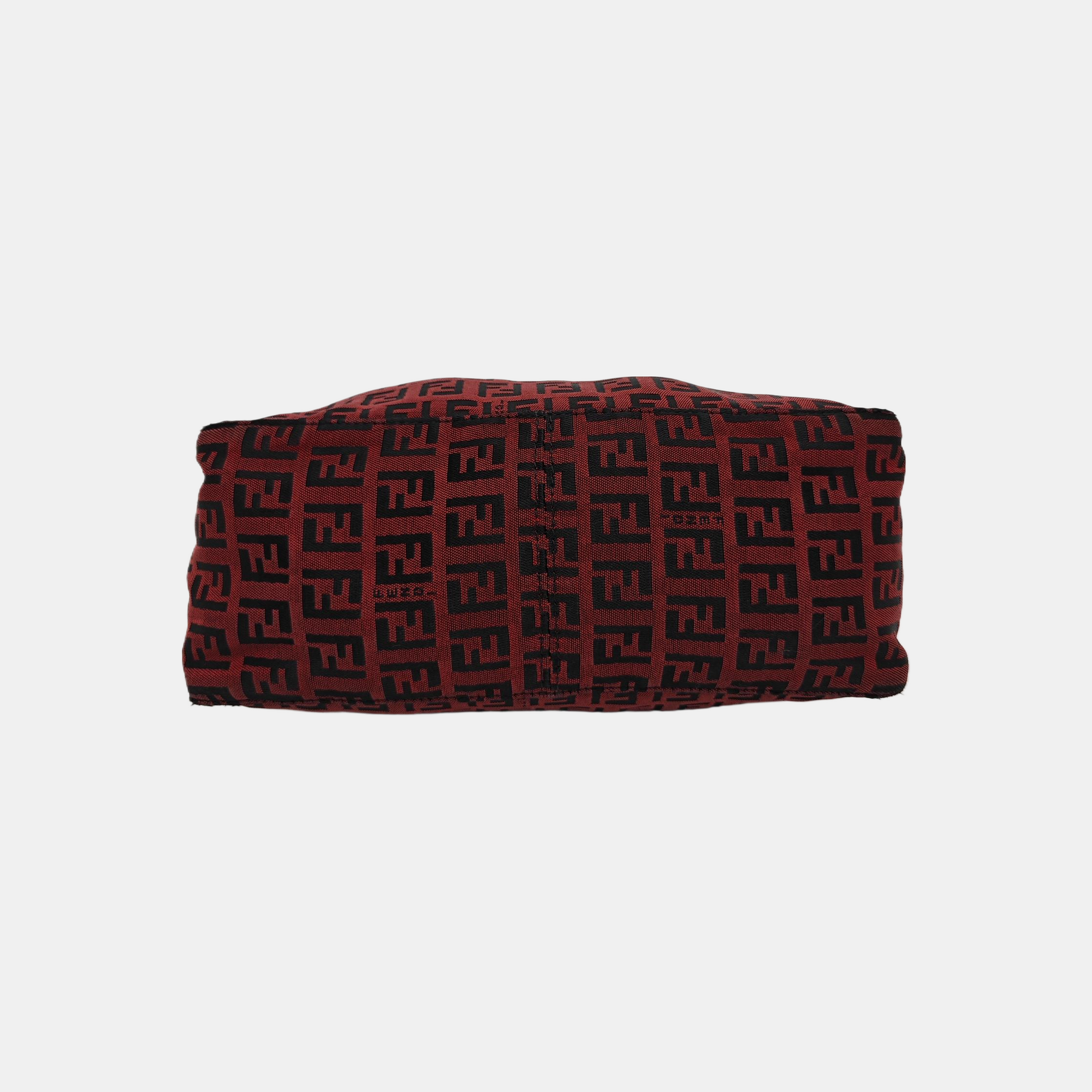 Canvas Top Handle Bag Red