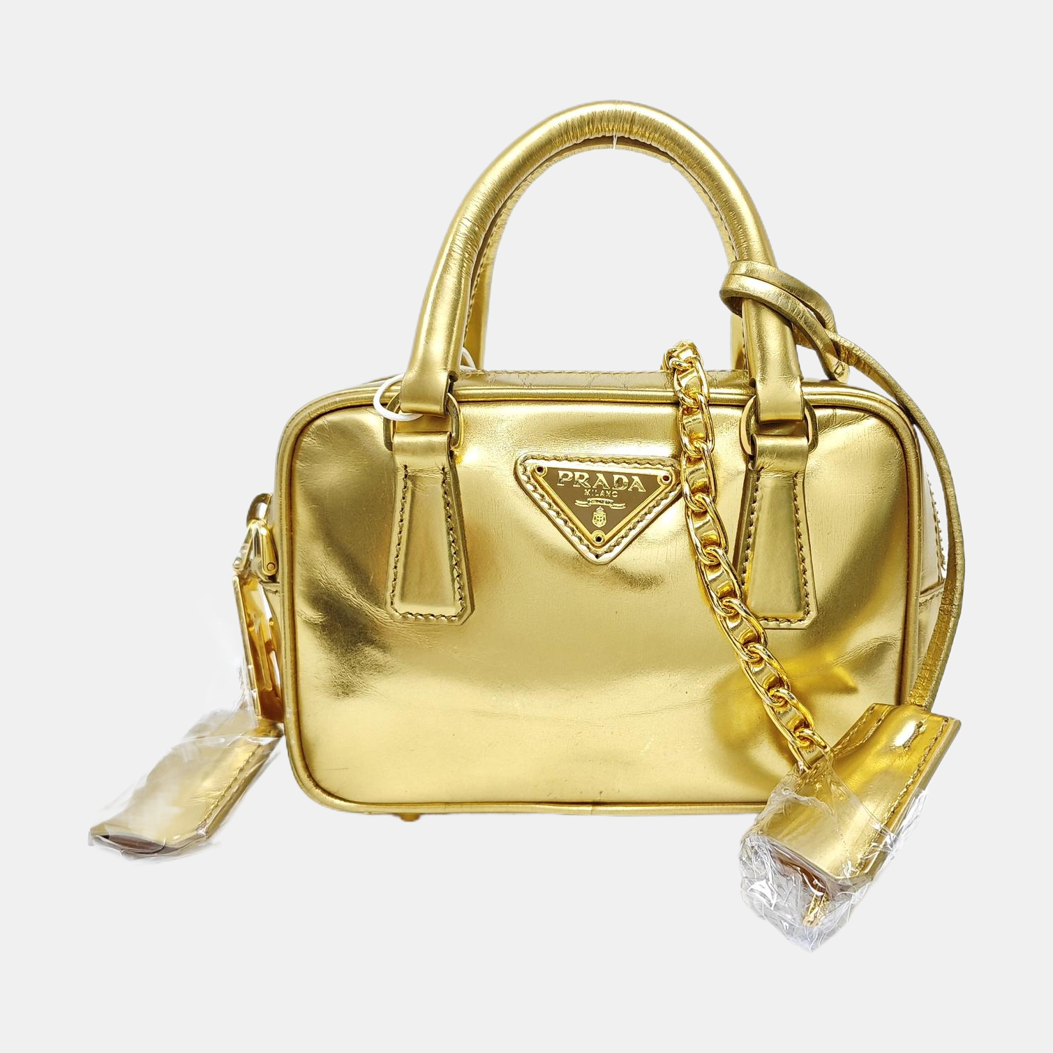 Calfskin Tote Bag Gold