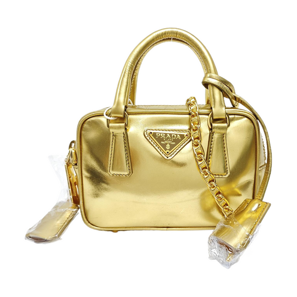 Calfskin Tote Bag Gold