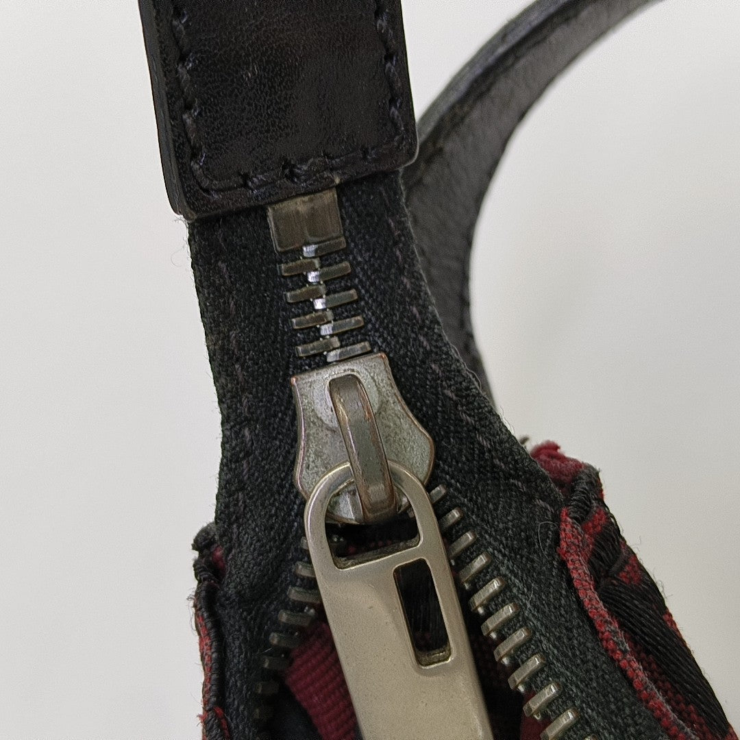 Canvas Top Handle Bag Red