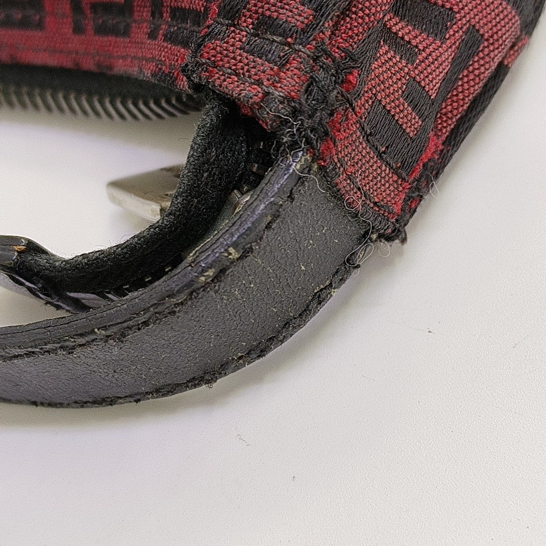 Canvas Top Handle Bag Red