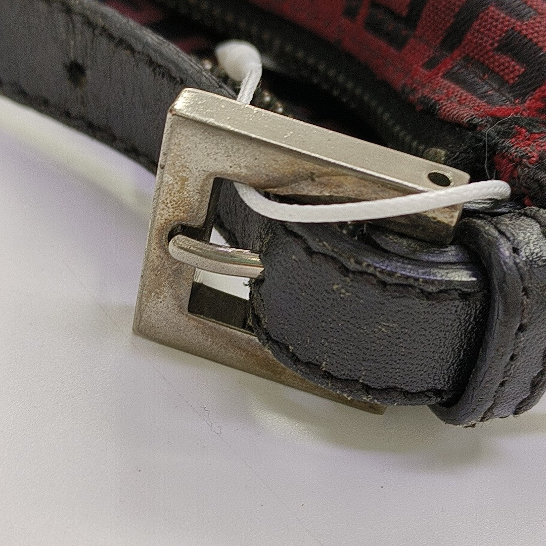 Canvas Top Handle Bag Red