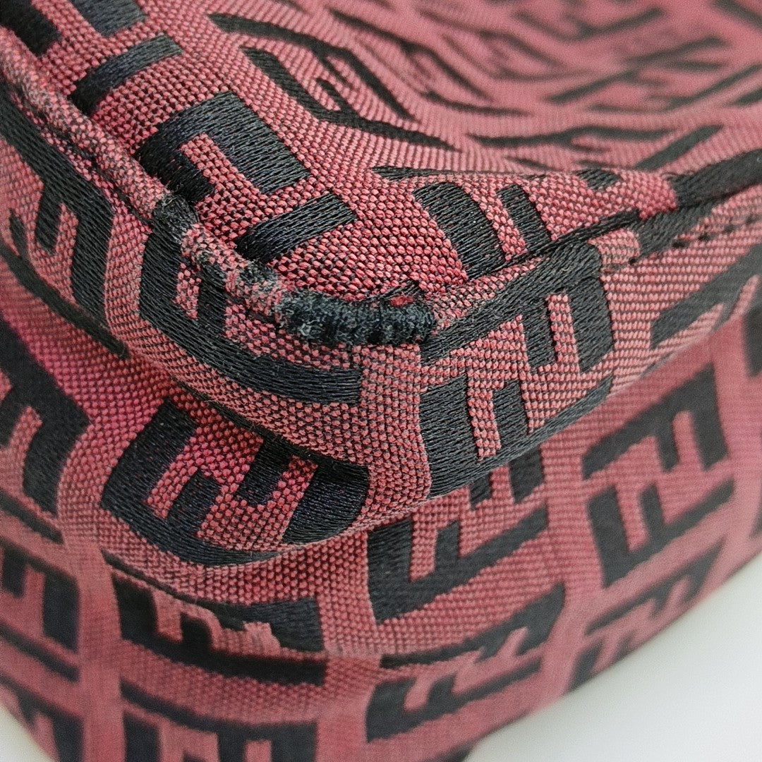 Canvas Top Handle Bag Red