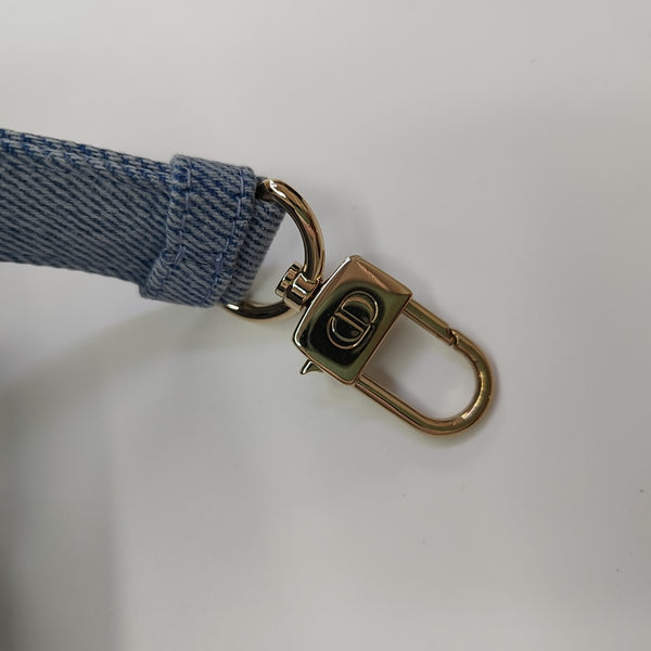 Lady D-Joy Small Cannage Denim Blue