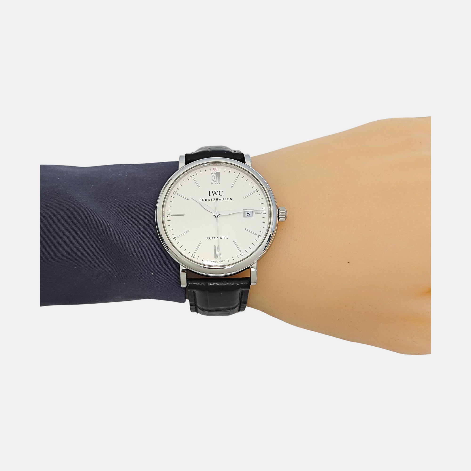 Portofino 40mm Opaline White Automatic Watch