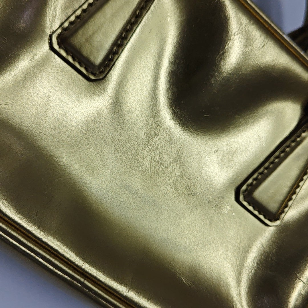 Calfskin Tote Bag Gold
