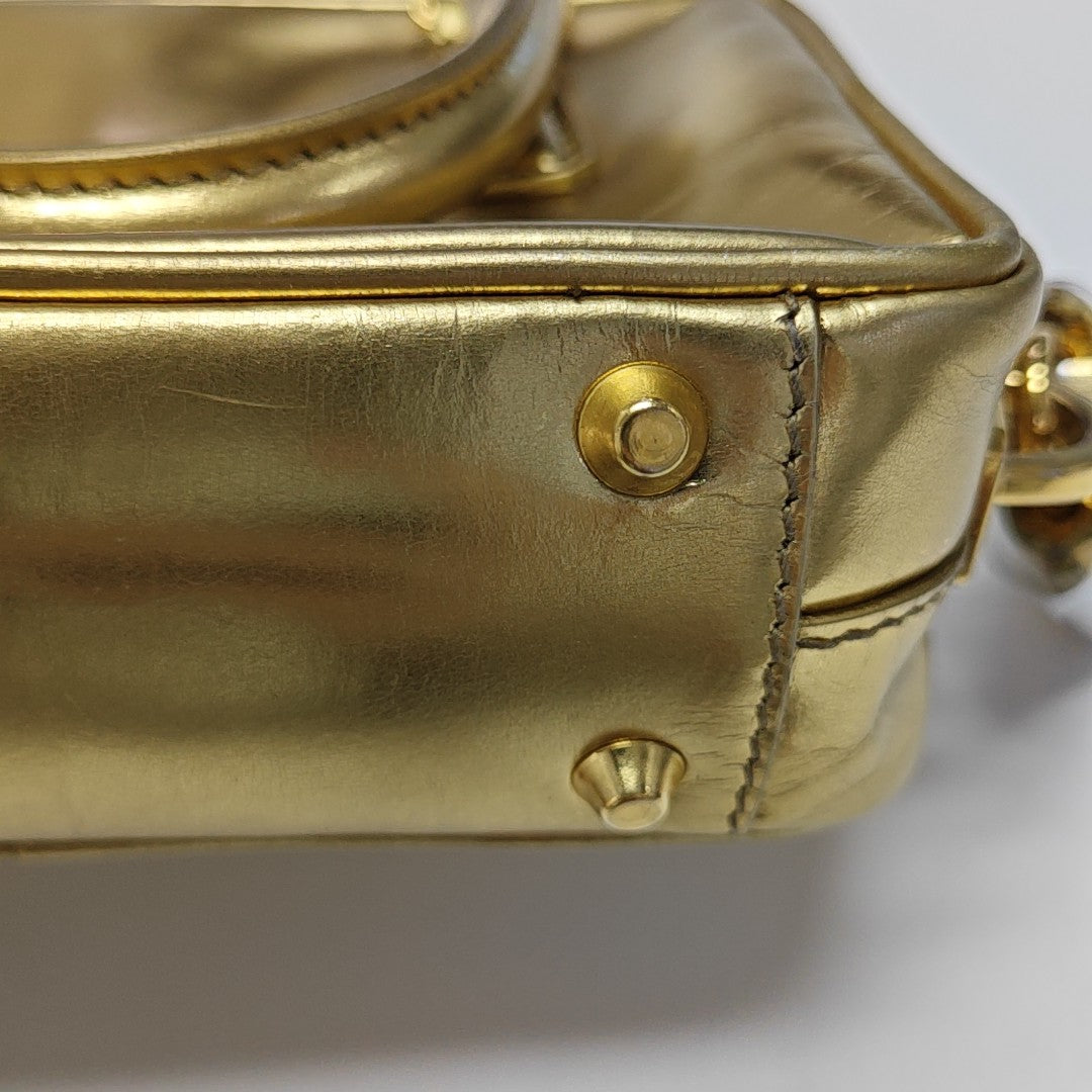 Calfskin Tote Bag Gold