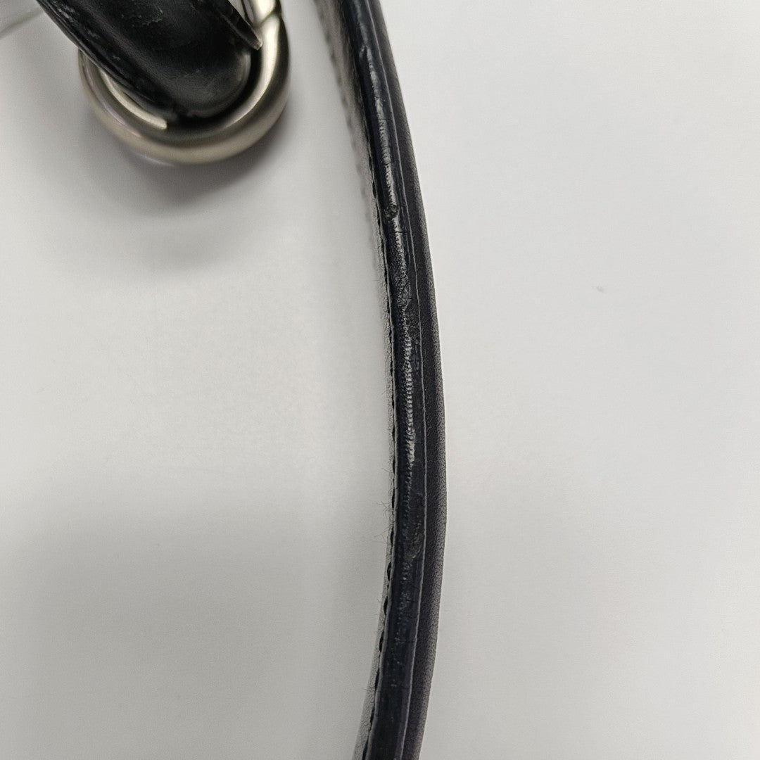 Nylon Top Handle Bag Black
