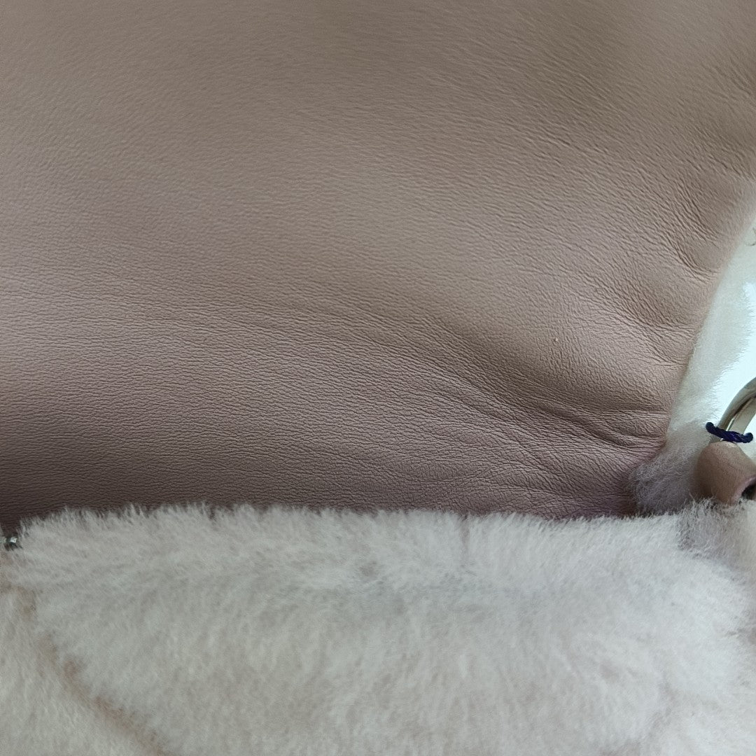 Fabric Shoulder Bag Pink