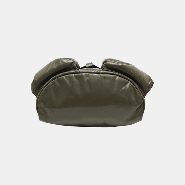 Leather Shoulder Bag Green