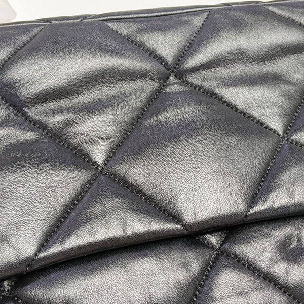 CHANEL 19 Small Quilted Lambskin Black