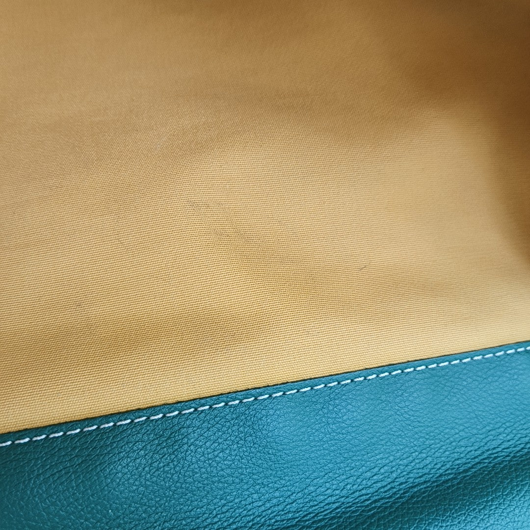 Saint Léger Coated Canvas Green