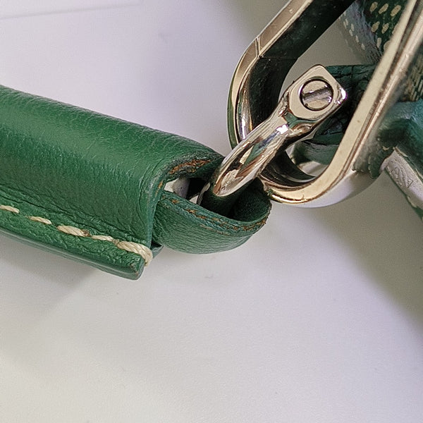 Saint Léger Coated Canvas Green