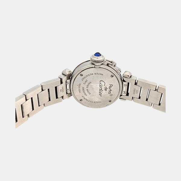 PASHA DE CARTIER 27mm Silver Quartz Watch