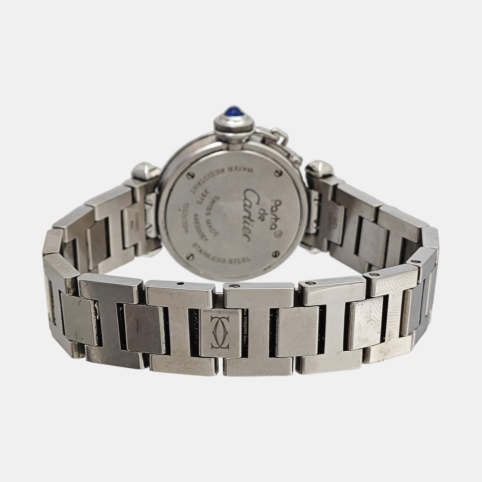 PASHA DE CARTIER 27mm Silver Quartz Watch
