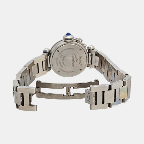 PASHA DE CARTIER 27mm Silver Quartz Watch