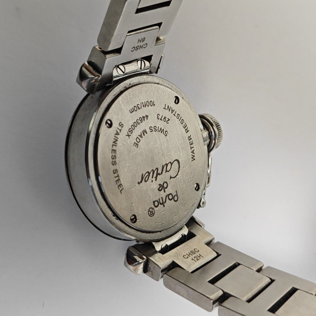 PASHA DE CARTIER 27mm Silver Quartz Watch