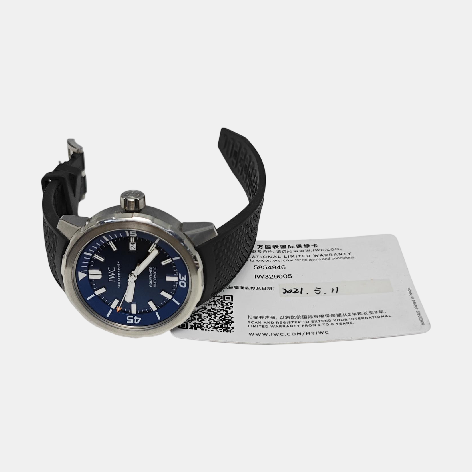 42mm Blue Automatic Watch