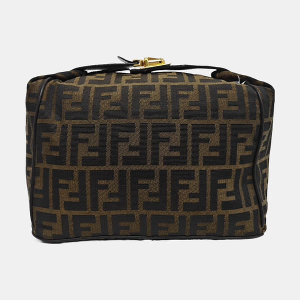 Canvas Top Handle Bag Brown