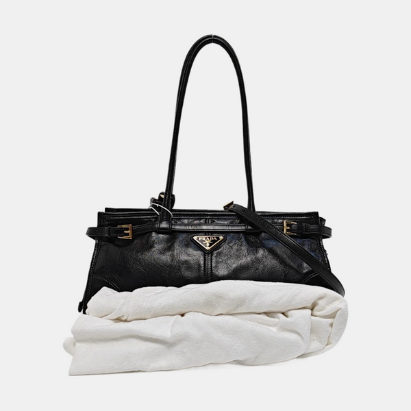 Bonnie Medium Calfskin Black
