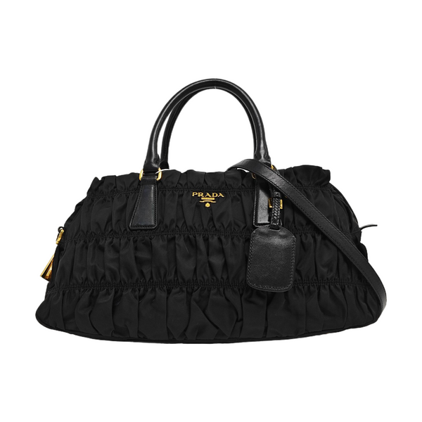 Gaufre Nylon Black