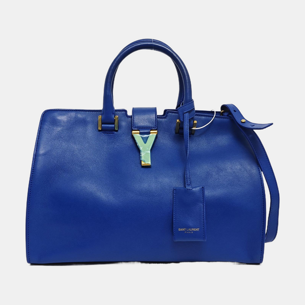 CHYC Y LIGNE Small Calfskin Blue