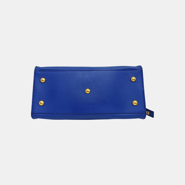 CHYC Y LIGNE Small Calfskin Blue