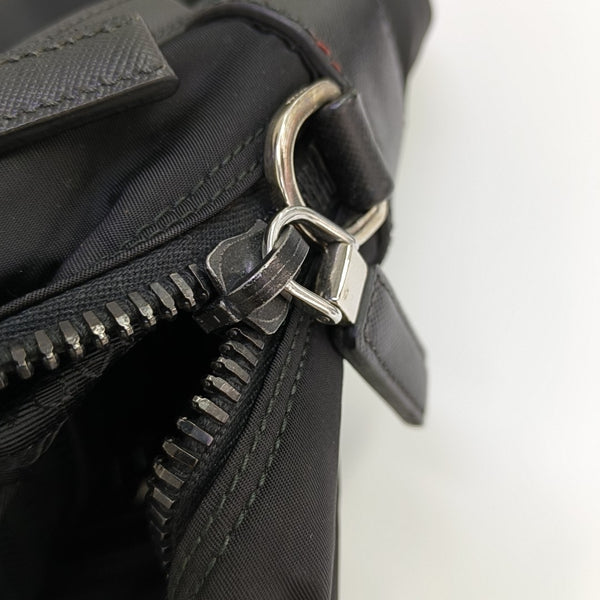 Nylon Shoulder Bag Black