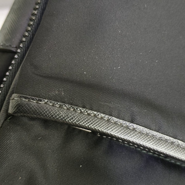Nylon Shoulder Bag Black