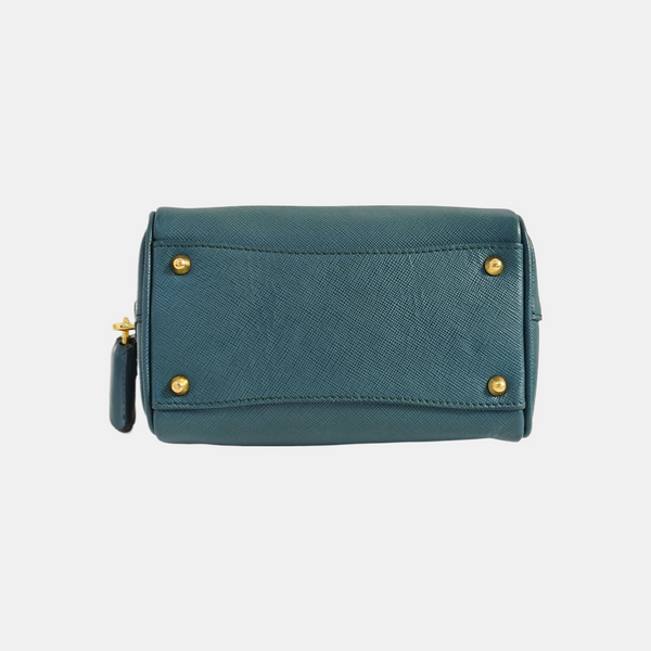 Saffiano Calfskin Shoulder Bag Green
