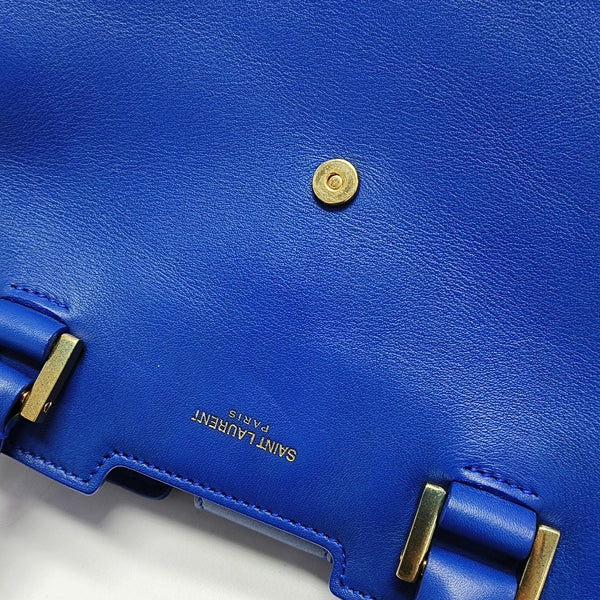 CHYC Y LIGNE Small Calfskin Blue
