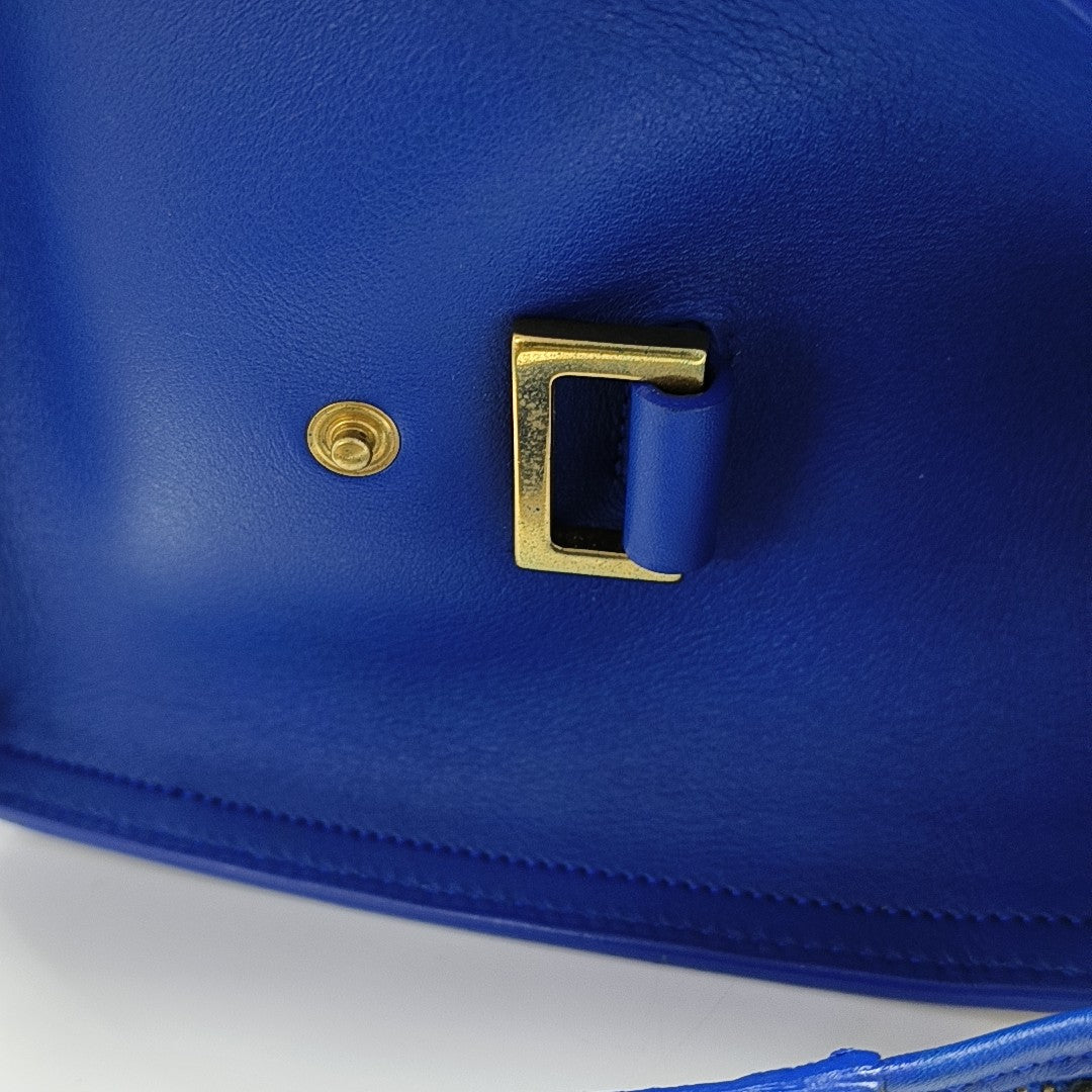 CHYC Y LIGNE Small Calfskin Blue