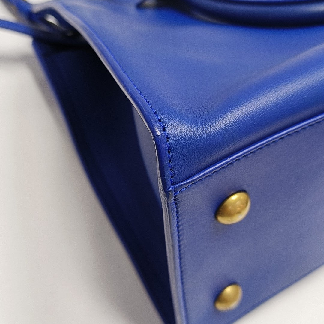 CHYC Y LIGNE Small Calfskin Blue